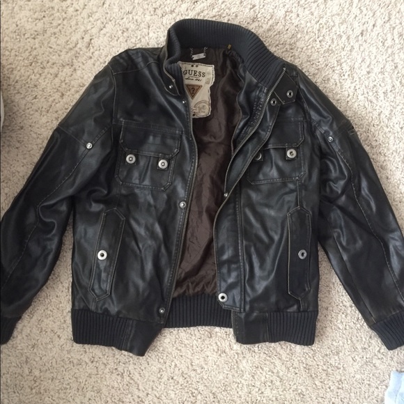 Guess faux leather jacket - Picture 2 of 7